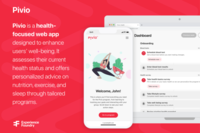 Pivio Health Mobile and Desktop Web App