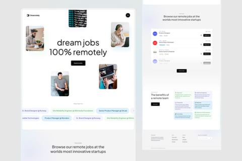 Dreamotely | Job Board for Remote Work project