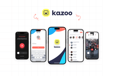 Kazoo | 1st Social Media/SOS App for Live Streaming, Alerting Loved Ones, and Connecting with 911 project
