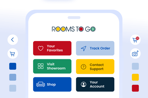 Rooms To Go | App Design and Design System project