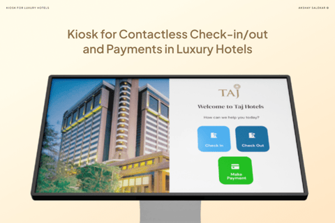 Kiosk for Contactless Check-in and Payments project