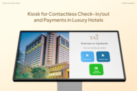 Kiosk for Contactless Check-in and Payments