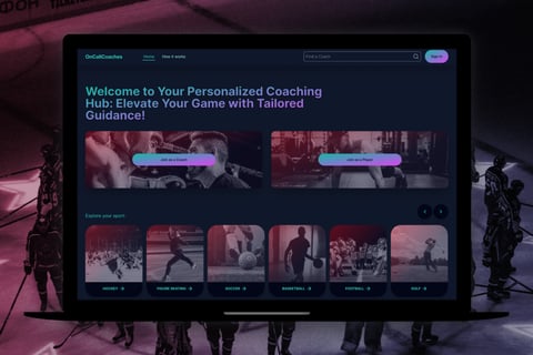 Sports Coaching Web App project