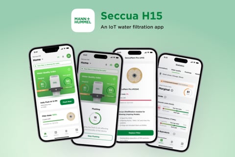 Seccua UH15: Smart Water Filtration Monitoring App project