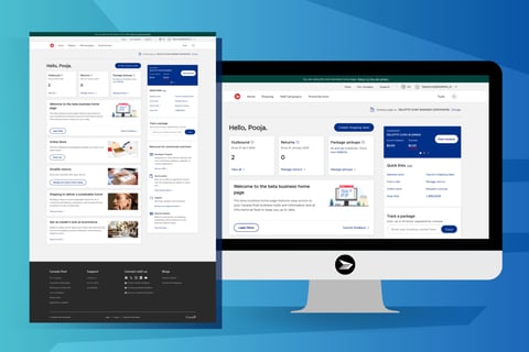 Reimagining a New Authenticated Experience for Business Users project