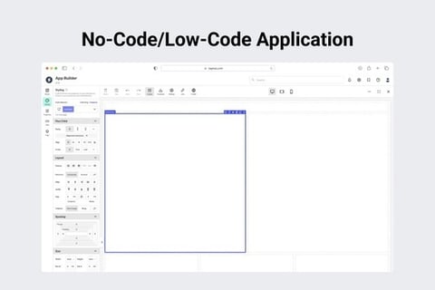 No-code/Low-code Application and Data Flow Builder project