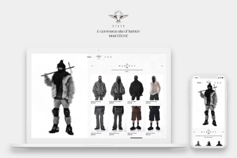 D5OVE | Shopify Store for a Dark and Dystopian Fashion Label project