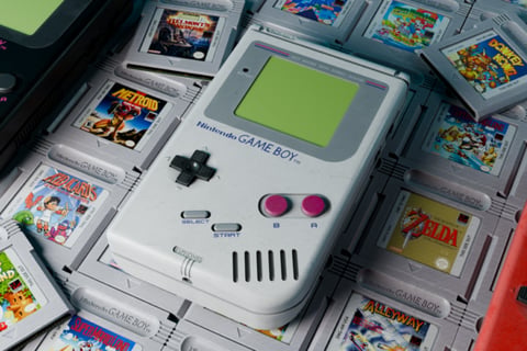 Game Boy Classic & Play It Loud Collection in Blender project