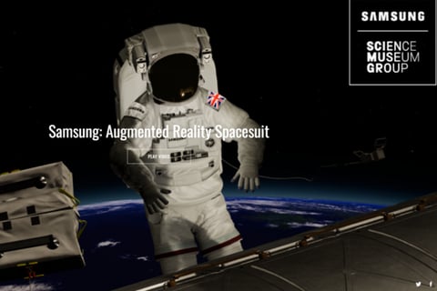 Samsung AR Space Suit | 3D Experience in Unity project