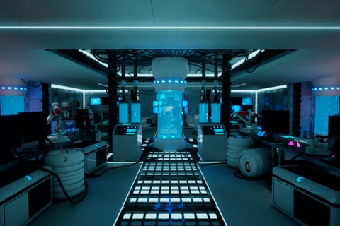 Sci-fi Pokémon-inspired Lab | Environment Design in Unreal Engine 5 project
