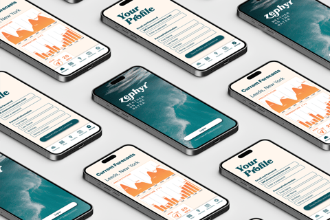 Zephyr Responsive Weather App project