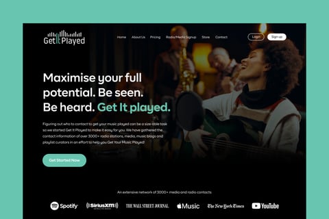 Get It Played | Digital Music Distribution Platform project