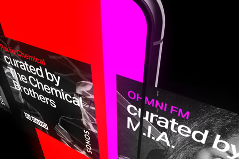 Social Media Content for Sonos Radio project