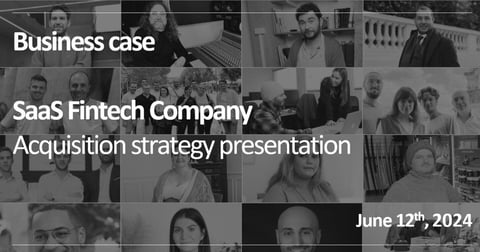Fintech SaaS – Acquisition Strategy Presentation project