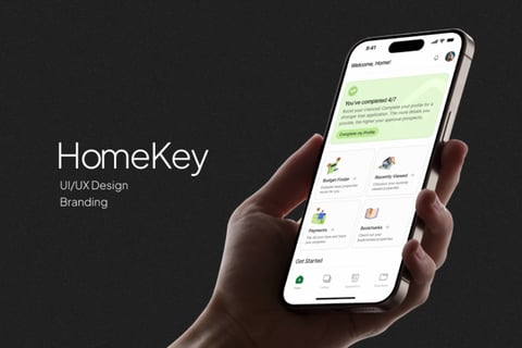 UI/UX Design & Branding for Homekey: Home Buying Digital Solution project
