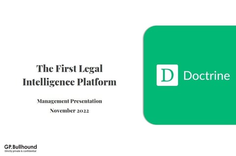 AI Legal Tech SaaS – Fundraising Presentation project