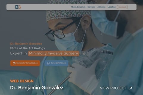 Web Design for Medical Practice project