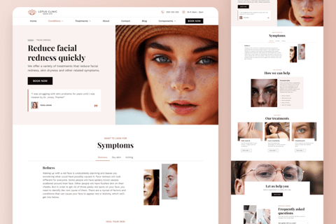 Lotus Clinic Website project