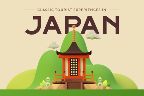 Classic Tourist Experiences in Japan | Infographic project