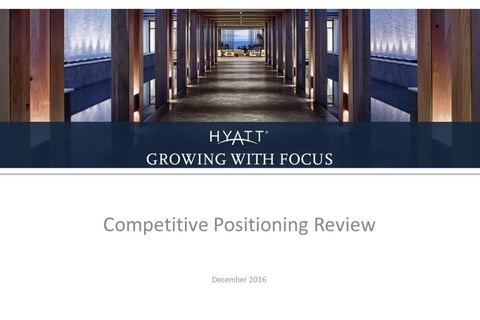 Hyatt Hotels Stock and Operating Performance Analysis project