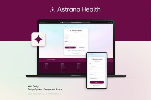 Astrana Health: Web Design & Design System project