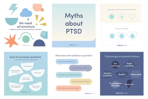 Mental Health Org Social, Web, and Email Strategy project