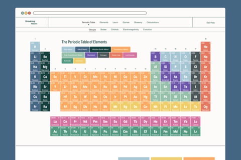 Breaking Atom - Webflow project