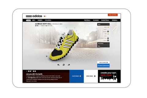 Mi Adidas Kiosk Retail App project