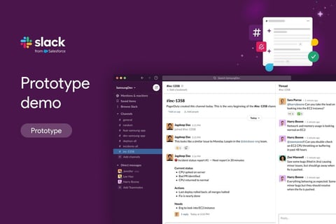 Slack Prototype Demo project