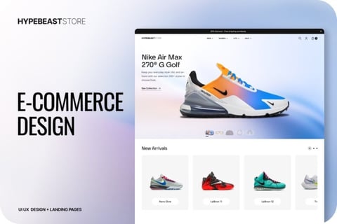 Hypebeast Store | A Sleek, Seamless eCommerce Redesign project