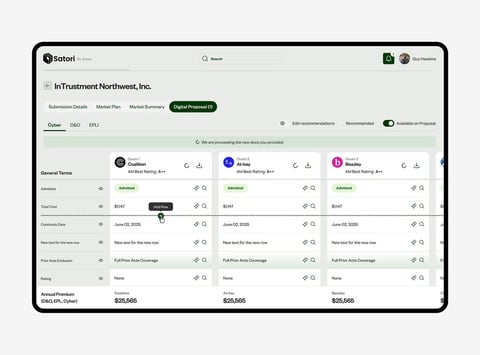 Smarter Workflows for Brokers project