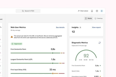 Boosted VTEX Analytics Tool Usage project