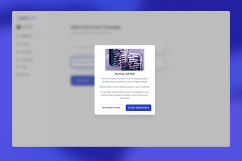 PostApp.ai – UX/UI Design for AI-driven Advertising Platform project