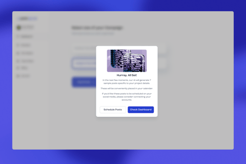 PostApp.ai – UX/UI Design for AI-driven Advertising Platform project