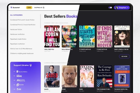 Bookshelf: Redefining Online Reading with an Engaging Book Portal Design project