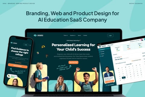 Branding, Web, and Product Design for Education SaaS Company project