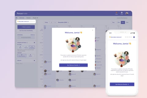 Focusmate | Onboarding Redesign project