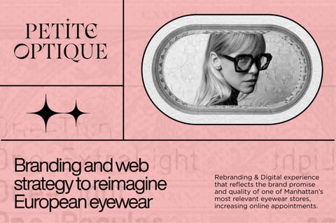 Website, Booking Platform, and Brand for Eyewear Store in NY project