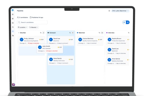 Recruiter Tool for Manufacturing Jobs project