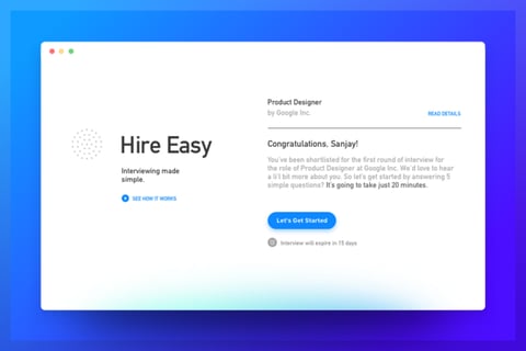 Hire Easy — Automated Interviewing Tool project