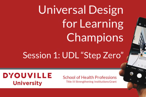 D'Youville University School of Health Professions | UDL Adoption project