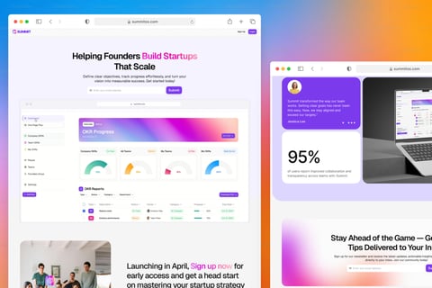 SaaS Platform for Tracking OKRs and KPIs project
