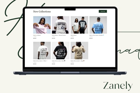 Zanley Store (eCommerce and Brand Identity) project