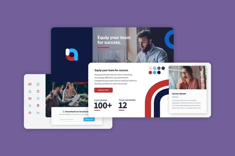 Branding, Website Design, and Asset Design for Iation project