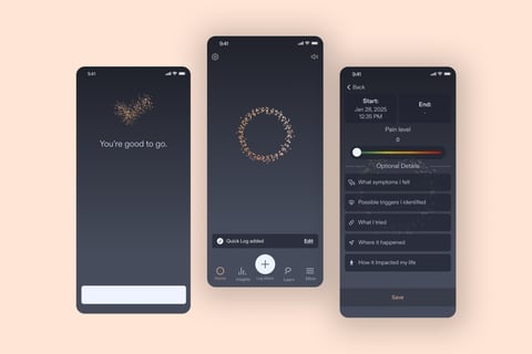 Migraine Mobile App for Pfizer project