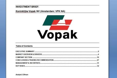 Investment Case project