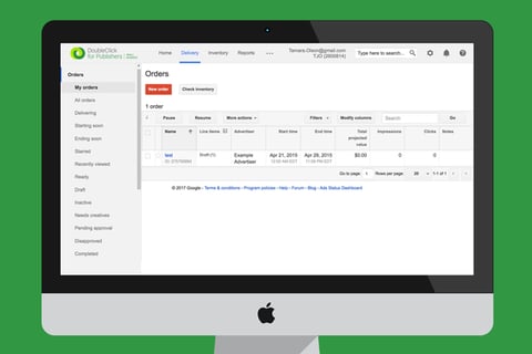 Doubleclick for Publishers (DFP) by Google UX project