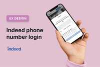 Phone Number Login for Indeed
