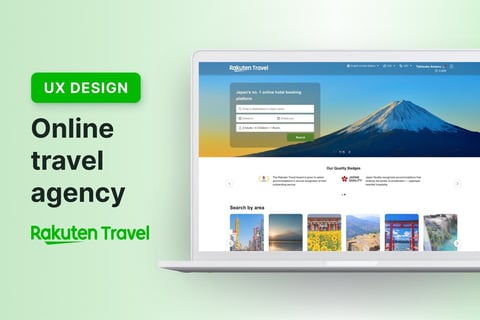 Japan Travel Website for Rakuten project