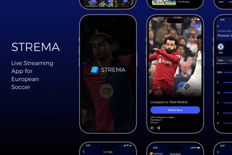 STREMA: Live Sports Streaming App project